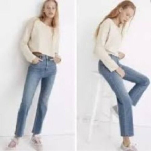 Madewell Slim Demi Boot Jeans 25 - Picture 1 of 5